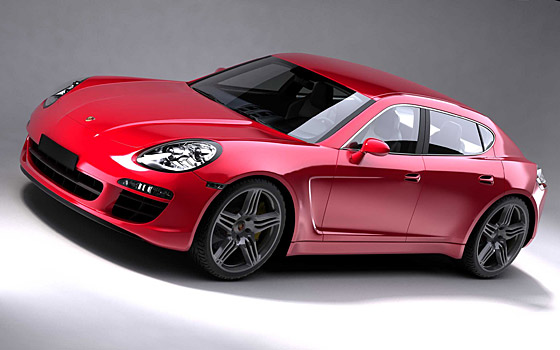 the Porsche Panamera Turbo 2011 