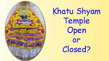 Khatu Shyam Temple Open or Closed? - Darshan will remain closed on this day