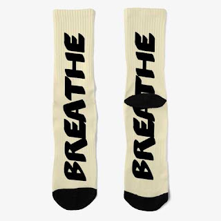 Breathe Crew Socks Cream