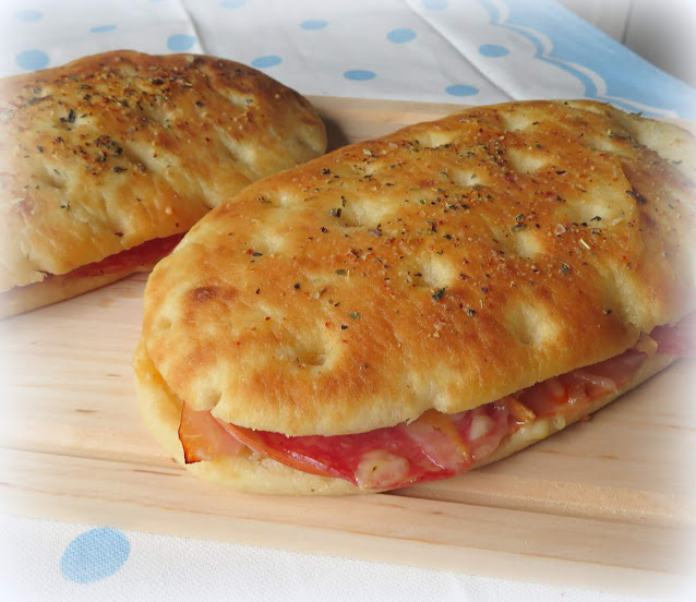 Hot Italian Foccacia Melts