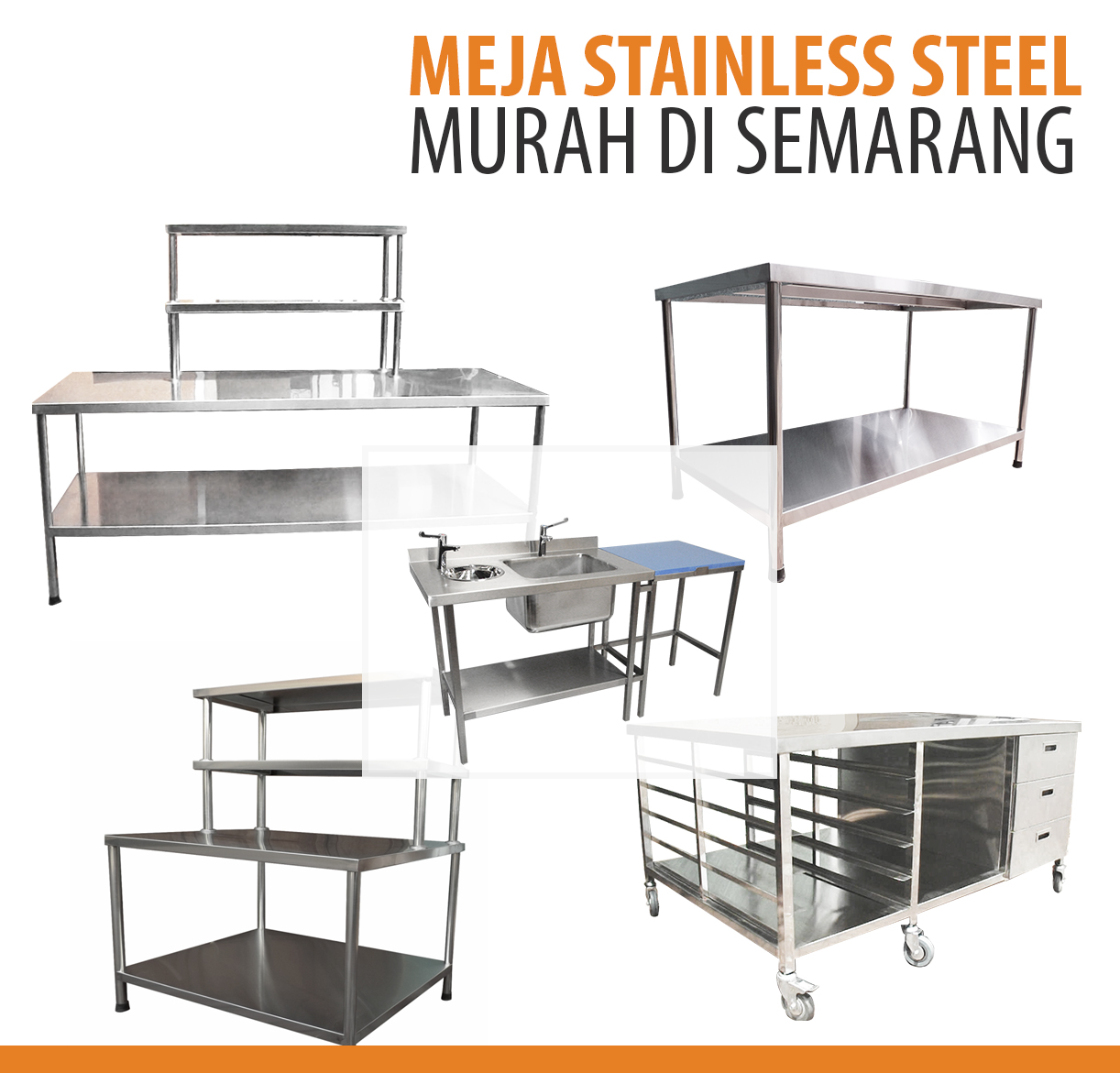 Jual Meja  Stainless  Steel Semarang REYMETAL COM 