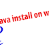 How to install Java7 on windows 8