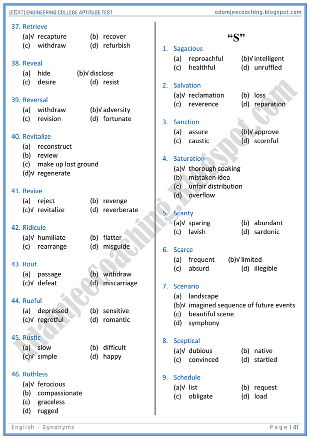 ecat-english-synonyms-mcqs-for-engineering-college-entry-test