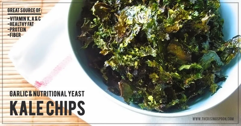 How to Make Kale Chips | www.therisingspoon.com