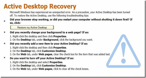 Fixed Aktive Desktop Recovery