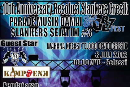 Anniversary 10th Slankers Gresik