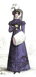 Walking dress   from La Belle Assemblée (Jan 1823)