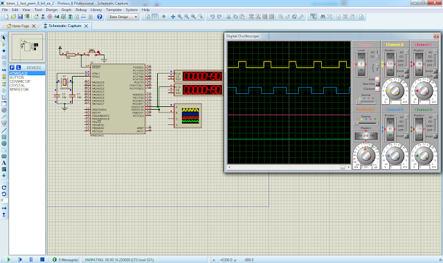 ATMega32 Timer/Counter1 in Fast PWM Mode