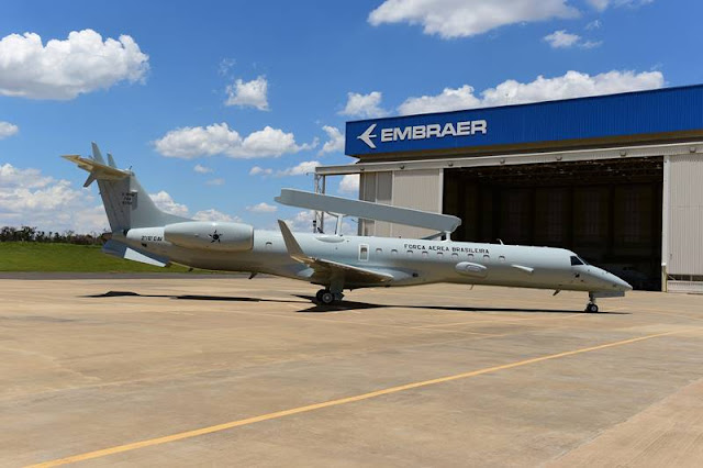 Embraer delivers first modernized E-99 AEW&C aircraft to Brazilian Air Force