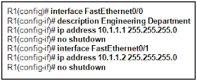 Refer to the exhibit. An administrator is attempting to configure a router by copying and pasting the commands that are shown in the exhibit. However, only one of the FastEthernet interfaces is coming up. What is the problem?