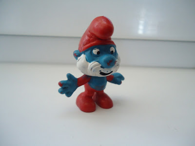 Papa Smurf Figure Peyo W.Germany C.E 2.0001 Schtroumpfe Schlumpf Puffi