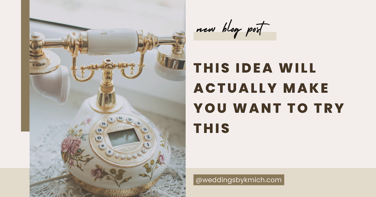 This Idea Will Make You Want To Try IT – The Wedding Blog: Unique Ideas