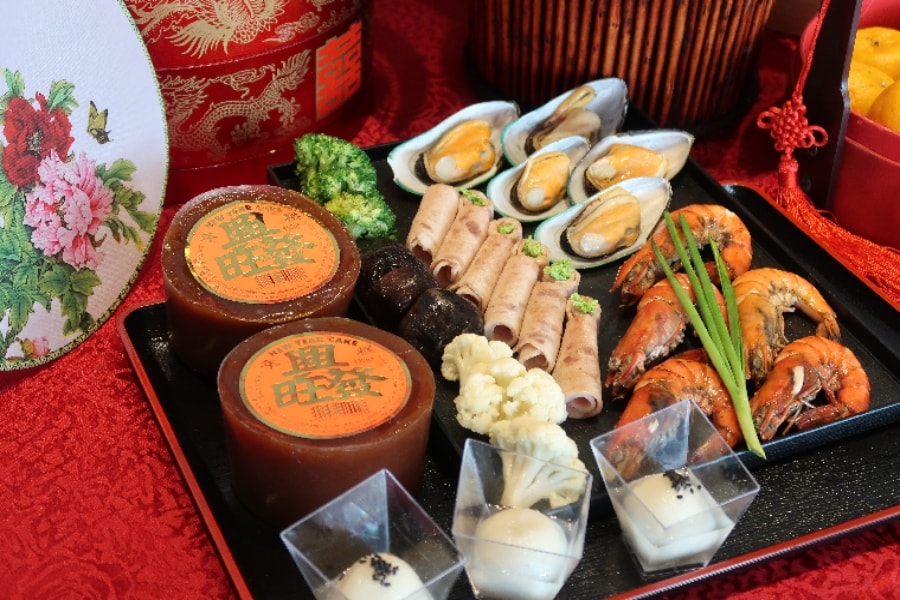 Hidangan Lazat Tahun Baru Cina Gabungan Dari Negara Jepun 