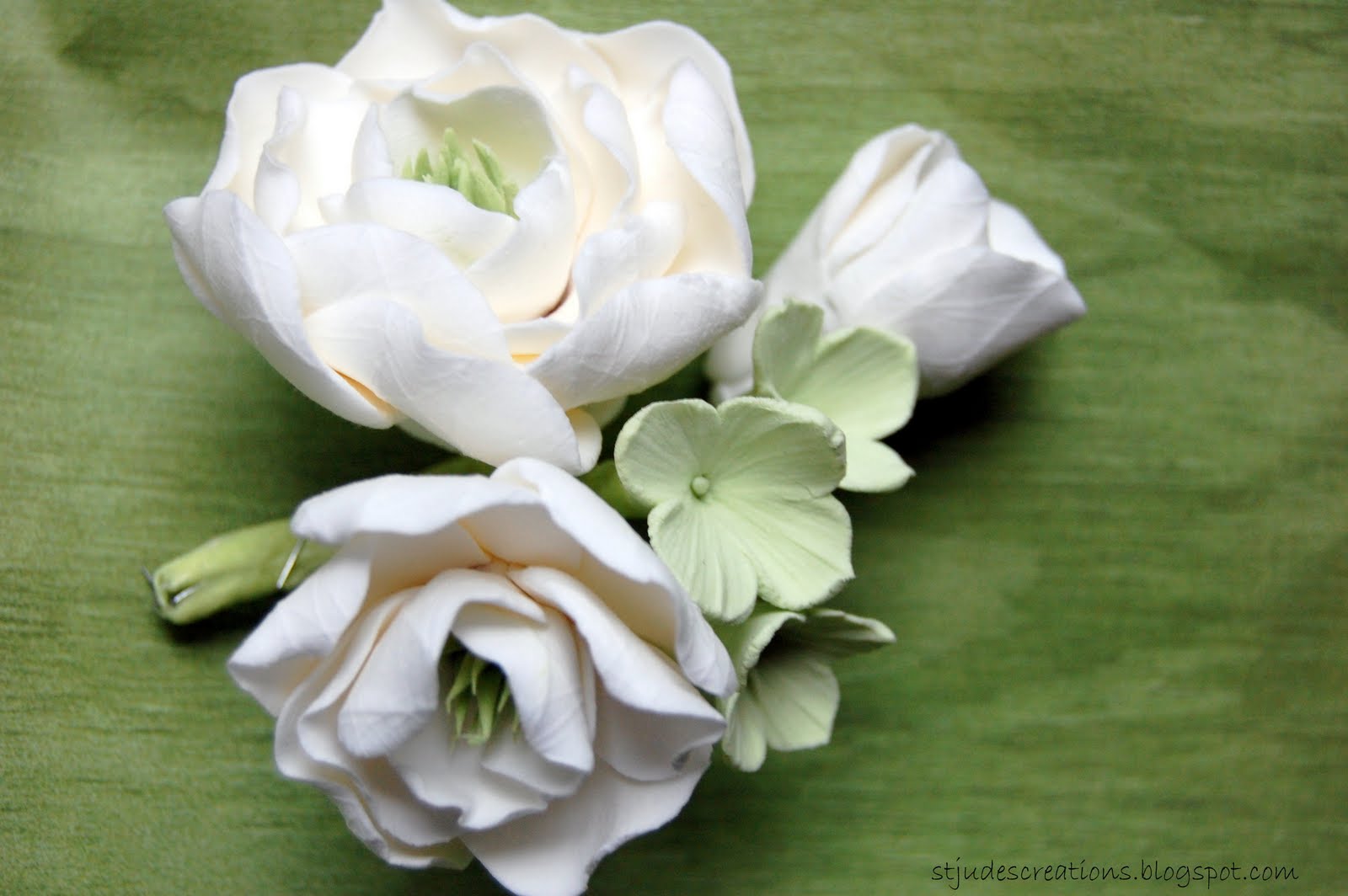 clay bridal bouquet