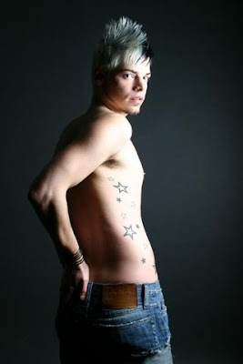 Trendy Star Tattoo for Men