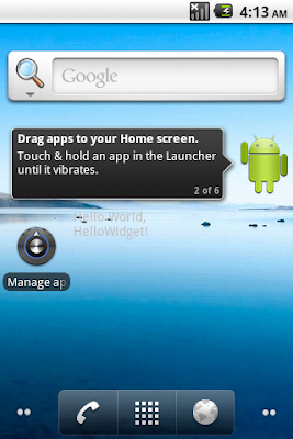 Android Home Screen App Android