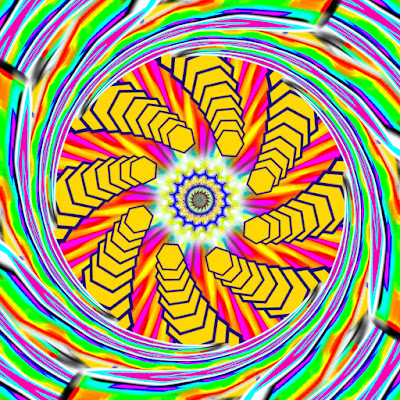 Mandala - gvan42 - It's Fun to Do Psychedelic Computer ART using Paint Dot Net - Remember to Think for Yourself and Question Reality - Gregory Vanderlaan Zazzle/gregvan