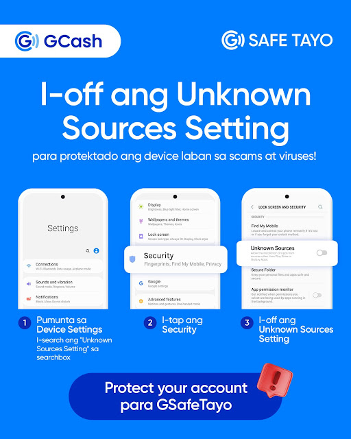 GCash Step-by-Step Guide: How to turn off Unknown Sources Setting