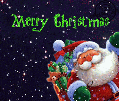 Merry Christmas Animated Greetings Images Hebrew