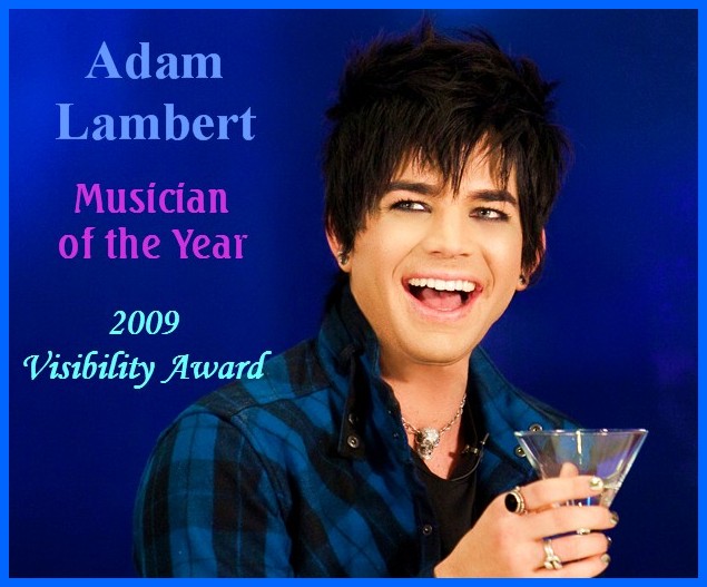 ADAM LAMBERT MUSICIAN OF YEAR, LOGO GAY ICON AWARD! NEW intact VIDEOS: LENO, 