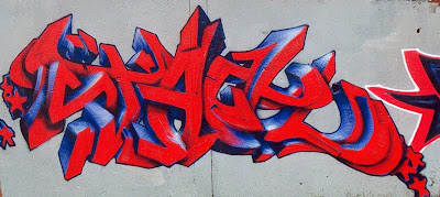 Blood Graffiti Letters Alphabet