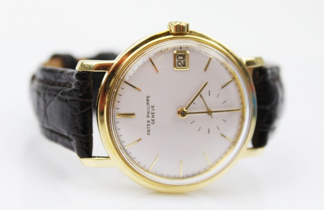 18k patek philippe 1952 calatrava wrist watch 18k patek philippe 1952 ...