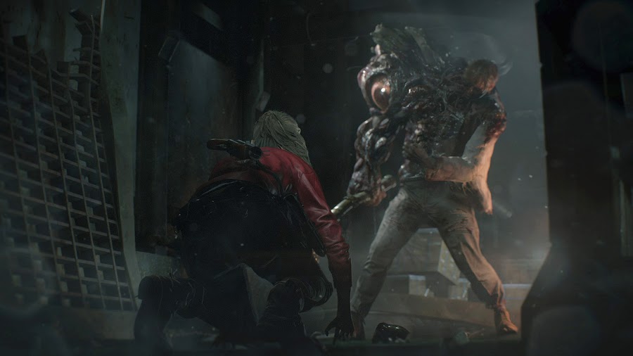 resident evil 2 remake claire redfield william birkin screens