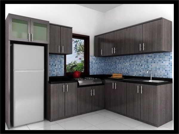 30 desain dapur  bentuk  L minimalis sederhana  cantik