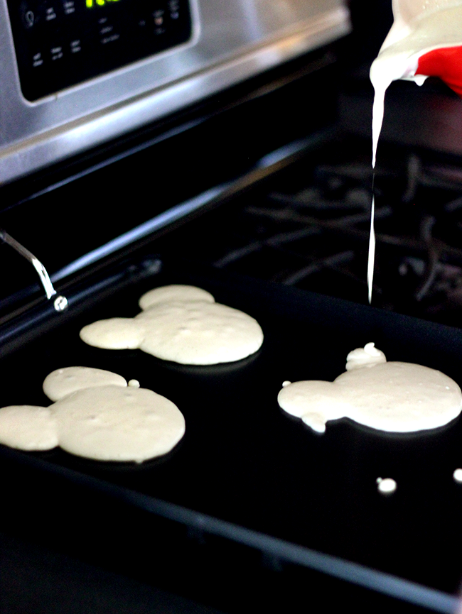 Healthy Mickey Mouse Pancakes