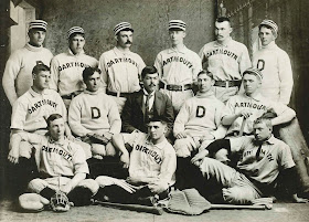 A photograph of a baseball team from sometime in the 1890s.