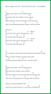 chord ob-la-di ob-la-da hal 2 the beatles