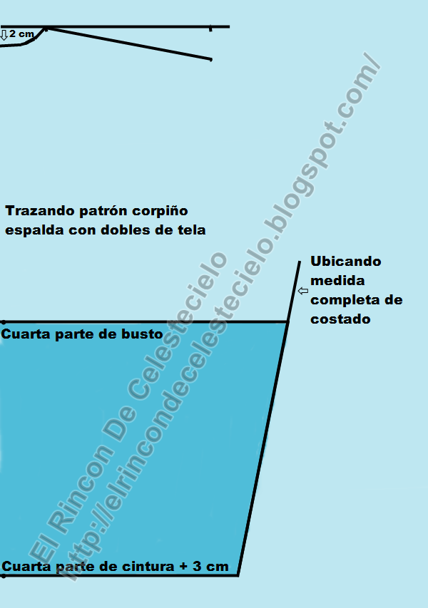 Ubicando costado completo según medida