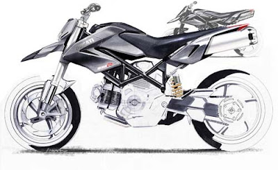 Ducati Touring Bike Sketch