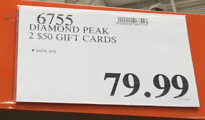 Deal for 2 $50 gift cards to Diamond Peak ski resort for $79.99 at Costco