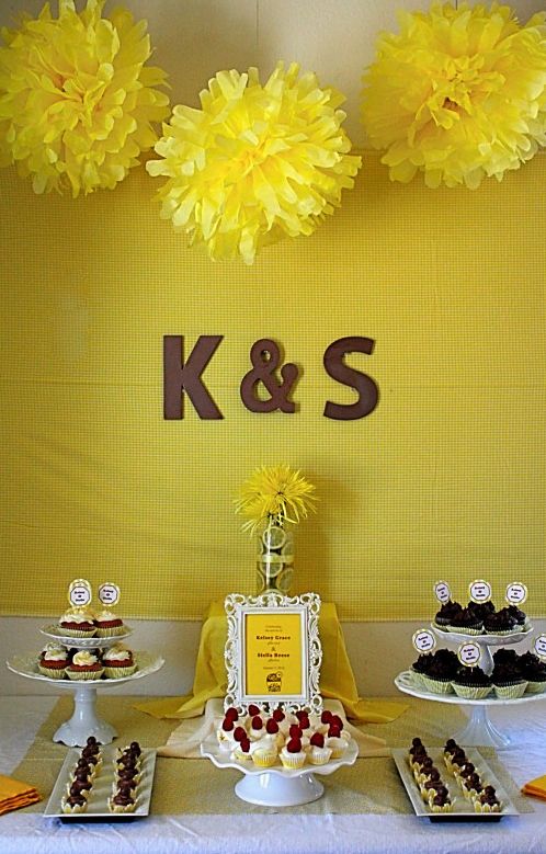 DIY Dessert Table by The wedding dessert table decor Cupcake table