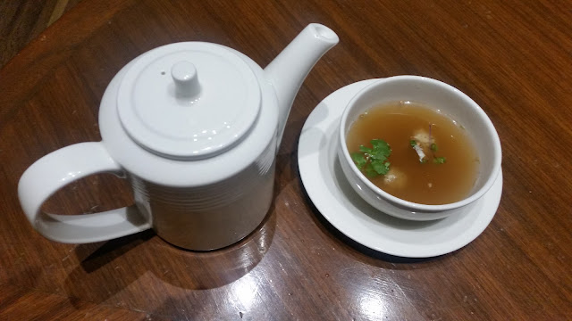 Clear Soup with Minced Chicken Balls