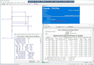 FHC;canute;fire;hydraulic calculation;water system ; deluge system ; water  mist ;