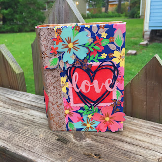 Love book created by Spread Joy Stamping using Affectionately Yours DSP