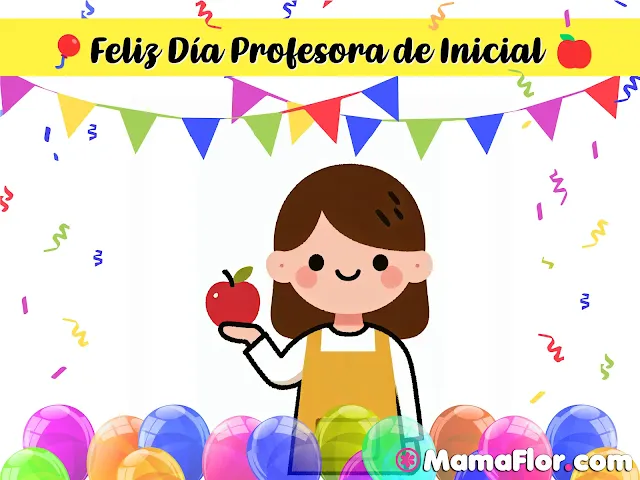 Feliz Día de la Profesora de Inicial