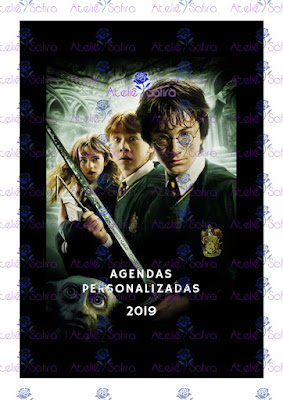 Capas de Agendas Personalizadas Tema Harry Potter Completo!