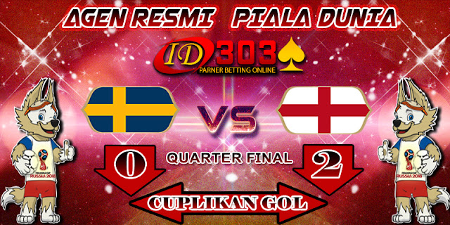 CUPLIKAN GOL SWEDEN 0 - 2 ENGLAND