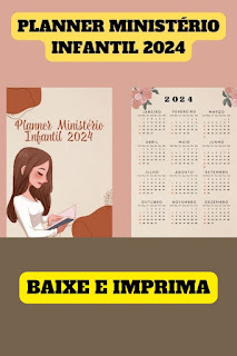 Planner Ministério Infantil 2024 Para Imprimir PDF