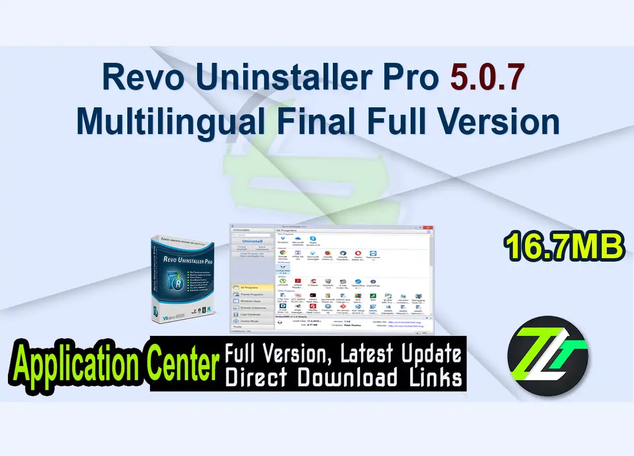 Revo Uninstaller Pro 5.0.7 Multilingual Final Full Version