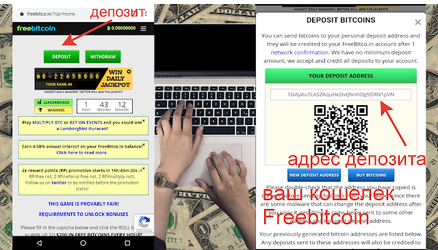 депозит Freebitcoin номер кошелька