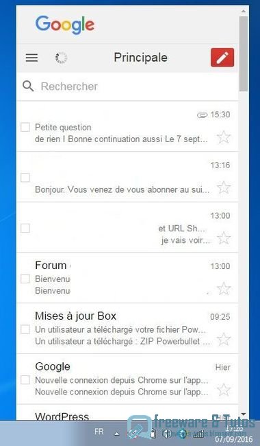 Correo : un client Gmail pour votre PC