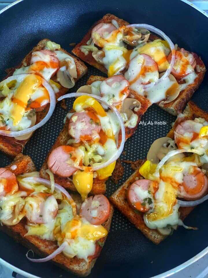 resepi pizza roti gardenia tanpa oven