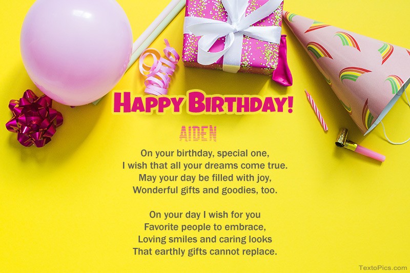 happy birthday aiden images