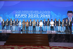 Wakil Bupati Asahan Ikuti Musrenbang RPJPD 2025-2045 Sumatera Utara