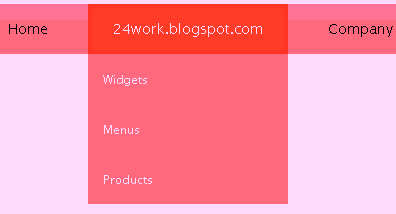 10 Stylish Horizontal Drop Down Menu Widget For Blogger