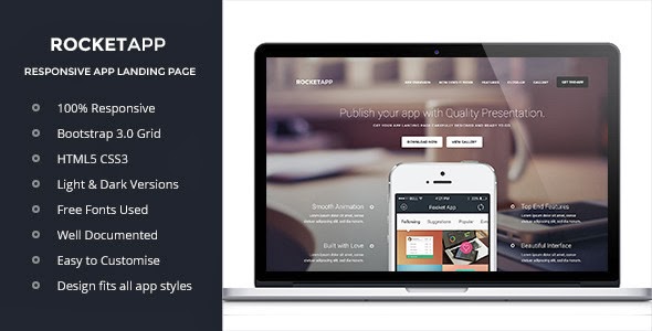 download Responsive App Landing Page